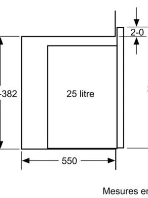 Micro-ondes solo BFL554MS0