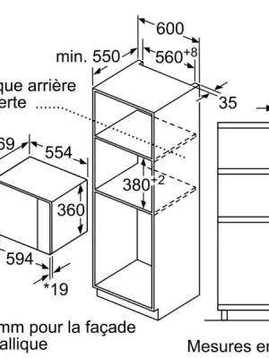 Micro-ondes solo BFL554MS0