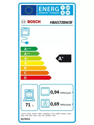 Four pyrolyse HBA572BW3F