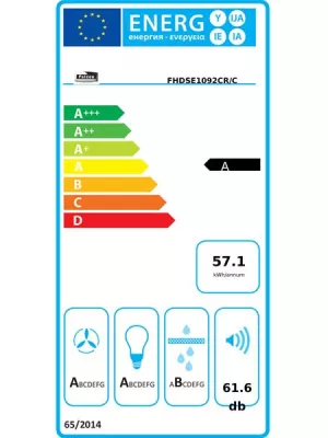 Hotte décorative murale FHDSE1092CR/C