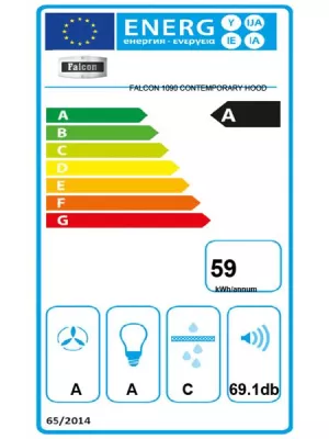 Hotte décorative murale FHDCT1090WHN
