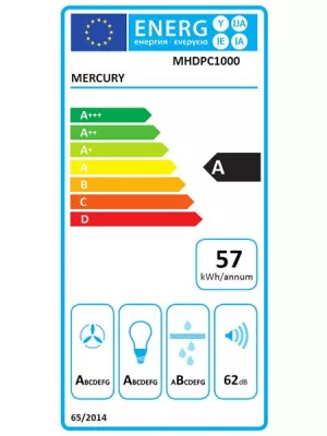 Hotte décorative murale MHDPC1000SS
