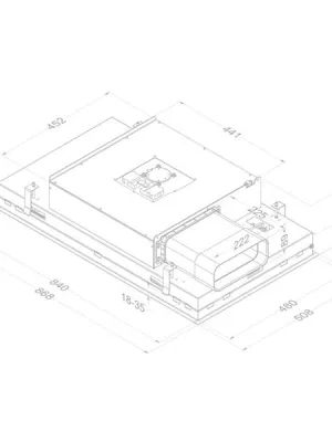 Plafonnier avec moteur D6912