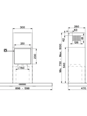 Hotte décorative murale 6850896