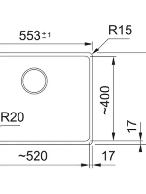 Cuve sous plan 275995
