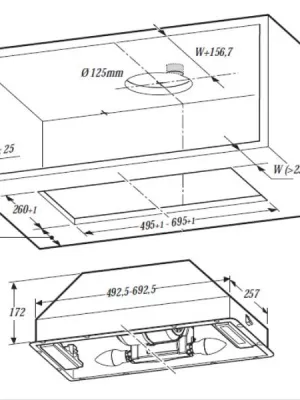 Groupe filtrant avec moteur WCT64FLSX