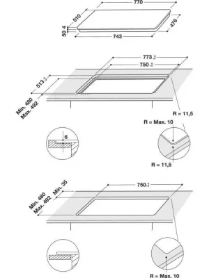 Table induction WLB2977NE