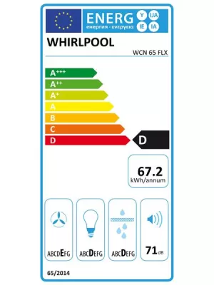 Hotte visière WCN65FLX