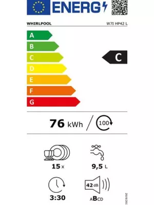 Lave-vaisselle Tout-intégrable W7IHP42L