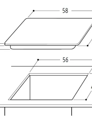 Table vitrocéramique AKM9010NE-NEW
