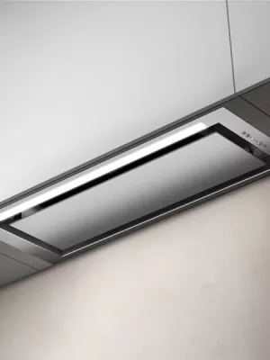 Hotte encastrable, 72 cm, Inox, filtre charbon en option, 700 m3/h, HIDDEN 