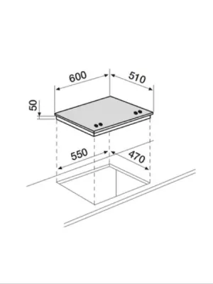 Table de cuisson gaz AV685HWH