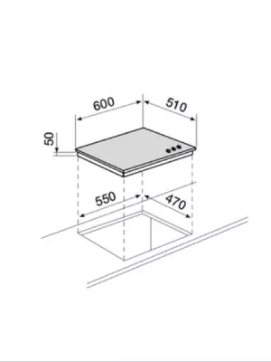 Table de cuisson gaz AV635HBK
