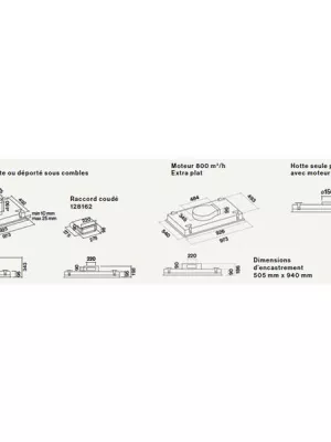 Plafonnier sans moteur CORNUVO3412