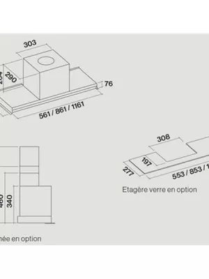 Hotte encastrée VIRGOLA3231