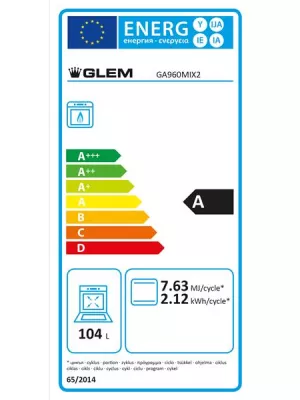 Piano de cuisson gaz GA960MIX2