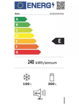 Réfrigérateur combiné BCSE400E40SN