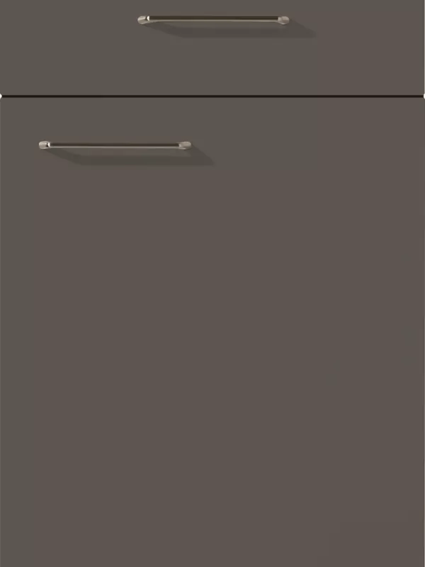 Façade Laque laminate gris ardoise brillant