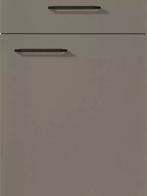 Façade Laque laminate gris taupe ultra mat
