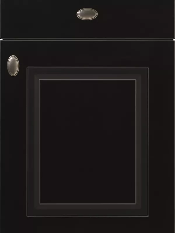 Façade Laque noir mat