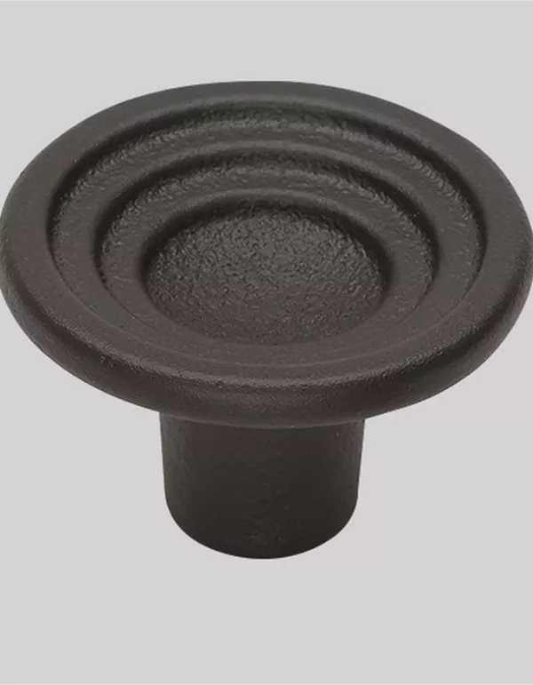 bouton en fonte noir 610