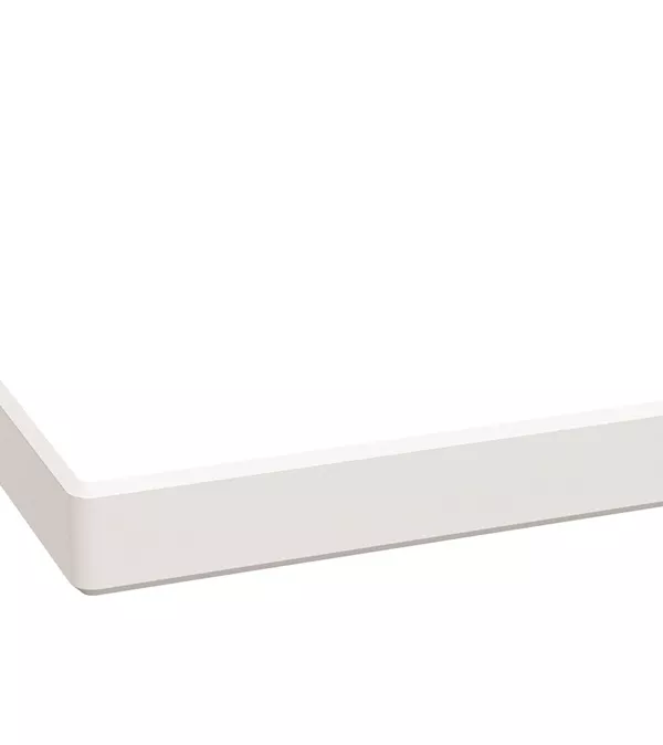 Plan de travail compact blanc mat