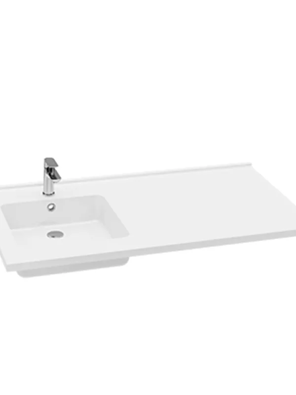 Lave linge composite blanc brillant gauche
