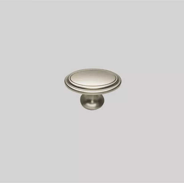 Bouton métallique couleur inox 677