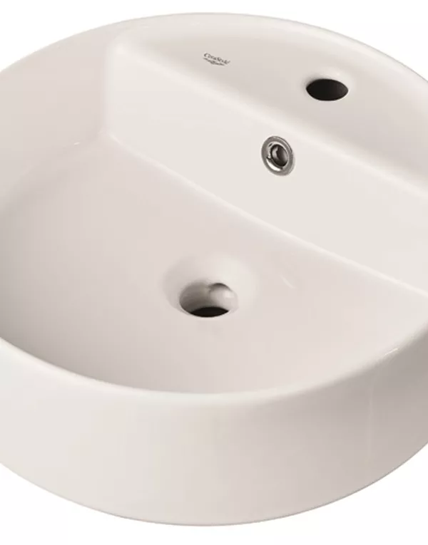 Vasque à poser Céramique blanc brillant CANAK 45