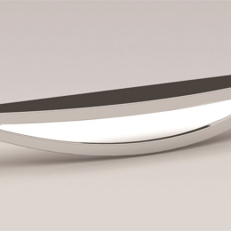 Poignée évidée chromé mat