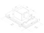 Plafonnier avec moteur D6930