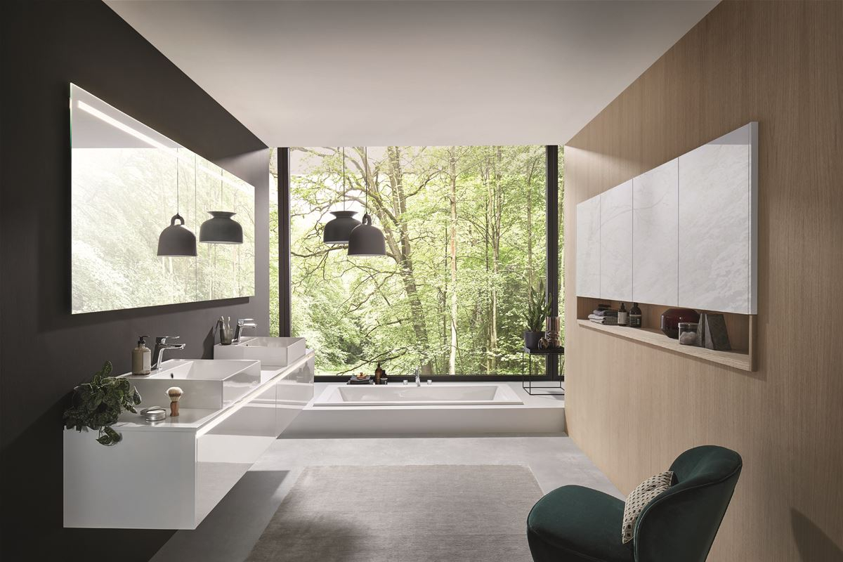 Flash  Laque laminate blanc alpin brillant