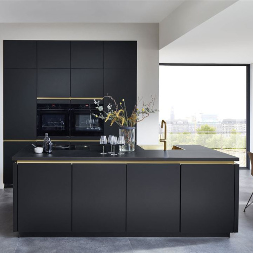 Touch  Laque laminate noir super mat