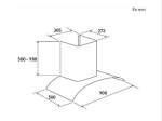 Hotte décorative murale AD1070X