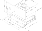 Hotte encastrée D8710