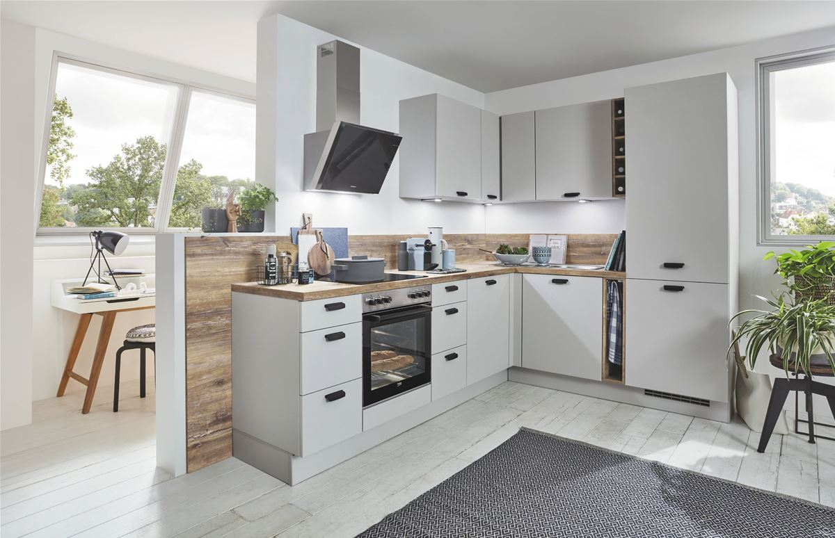 Touch Laque laminate gris pierre super mat