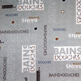 Serpillière tapis bain non tissé 60x90cm assortis