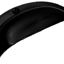 Poignée Coquille noire 382