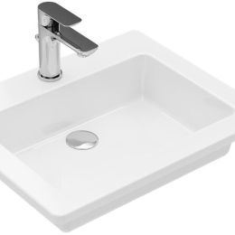 Vasque blanc brillant à encastrer