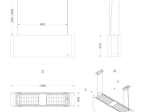 Hotte décorative îlot D7552