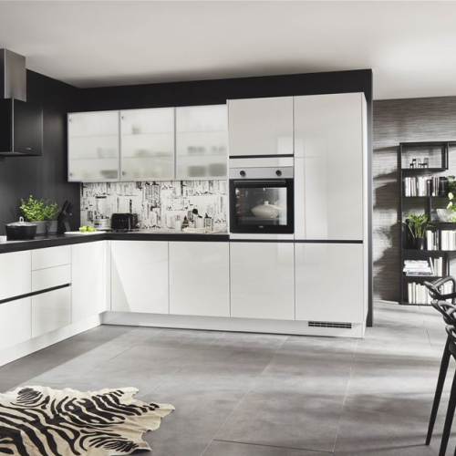 Flash   Laque laminate gris ardoise brillant