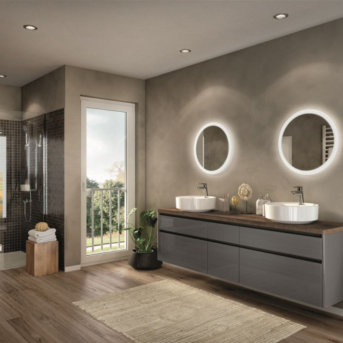 Flash   Laque laminate gris ardoise brillant