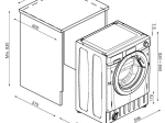 Lave-linge séchant Tout-intégrable BC4S485M4D8-S